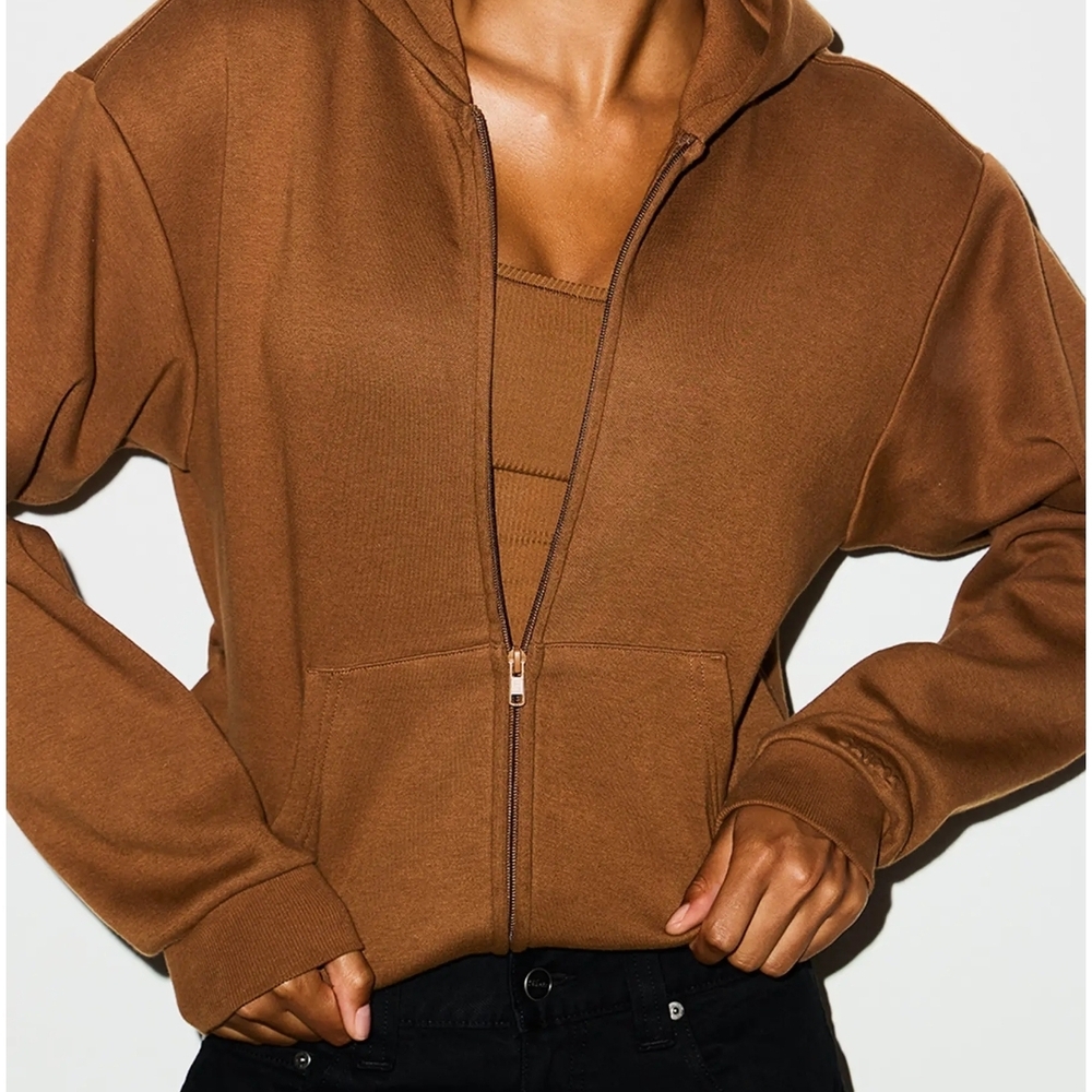 SKIMS Brown Hoodie